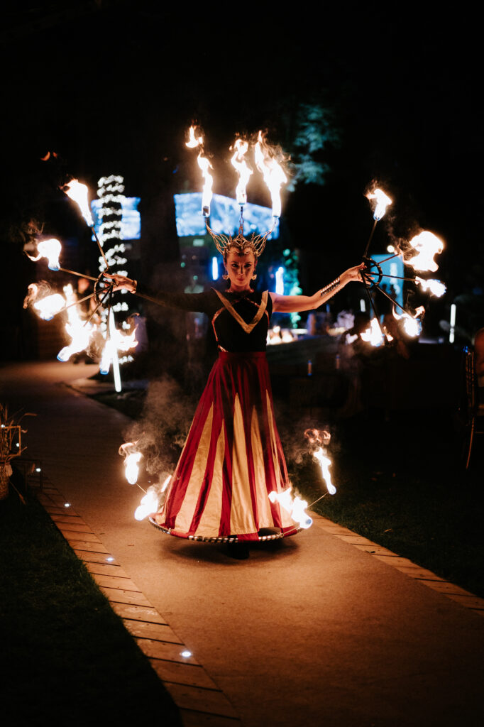 tűz jelmez tűz show