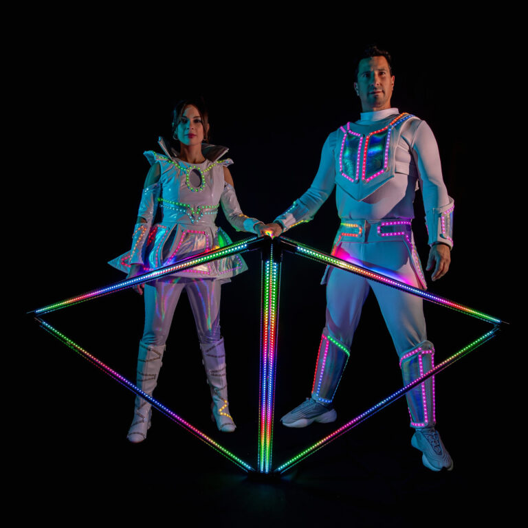 LED zsonglőr műsor